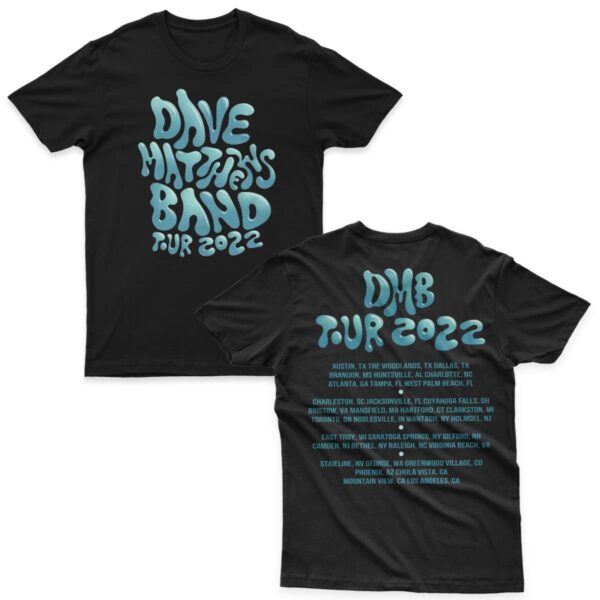 Dave Matthews Band Shirt World Tour 2022