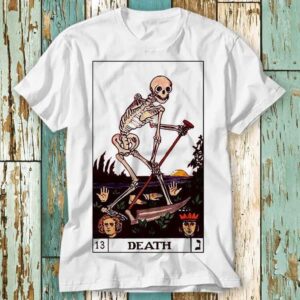 Death Skeleton Fortune Teller Tarot Card