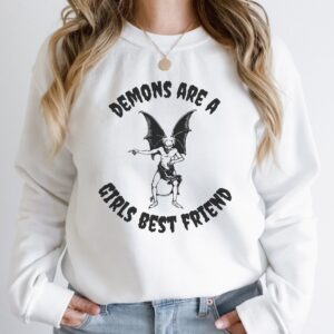 Demons Are A Girl Best Friend Halloween Sweatshirt