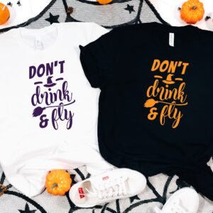 Don’t Drink And Fly T-Shirt Witch Broom Shirt