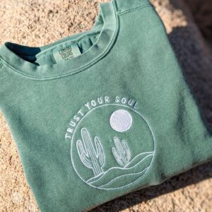 Embroidered Sweatshirt Mental Health Trust Your Soul