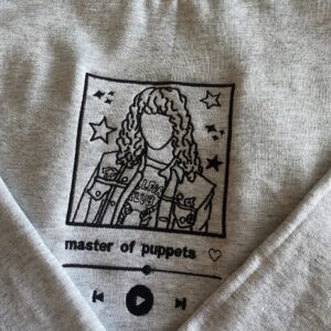 Embroidered Sweatshirt Metallica Master Of Puppets