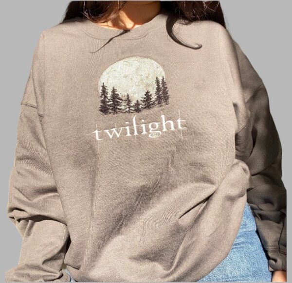 Embroidered Twilight Hoodie Sweatshirt