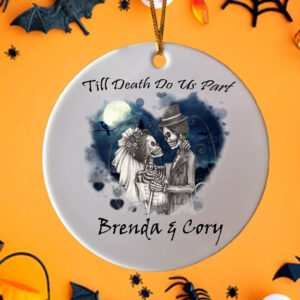 First Halloween Till Death Do Us Part 2024 Ornament