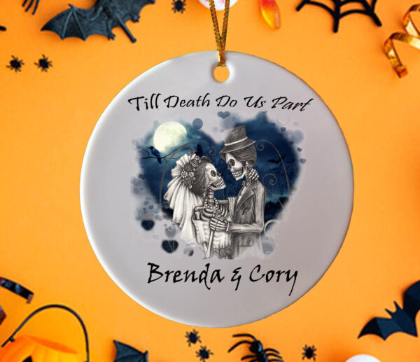 First Halloween Till Death Do Us Part 2024 Ornament