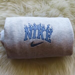 Flame Nike Embroidered Sweatshirt