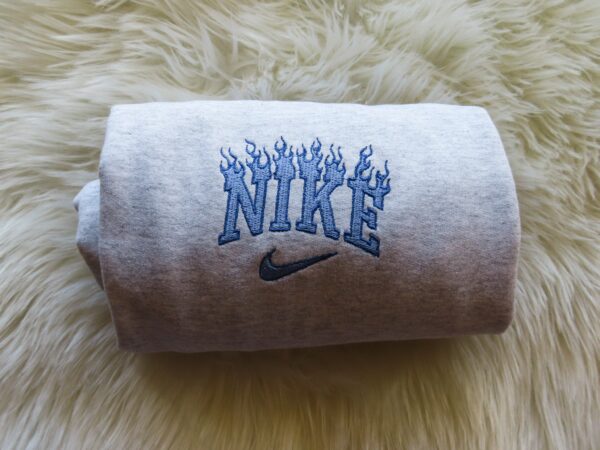 Flame Nike Embroidered Sweatshirt