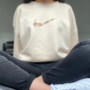 Floral Nike Embroidered Sweatshirt