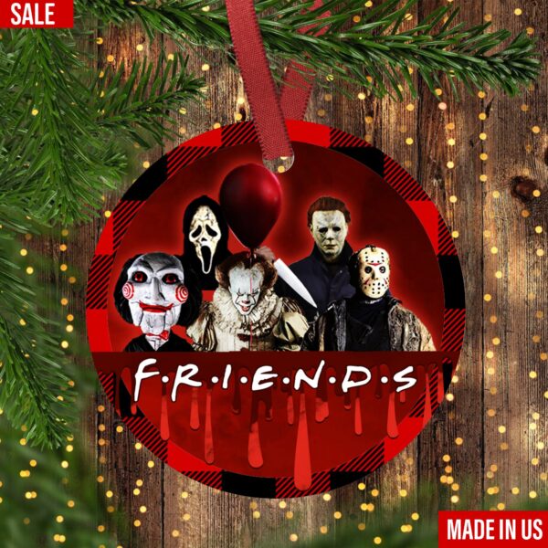 Friends Christmas Horror Movie Ornament