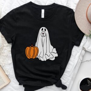 Ghost Dog Shirt Pumpkin Halloween