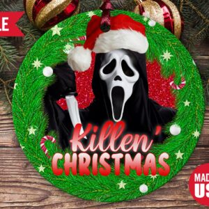 Ghost Face Scream Horror Movie Christmas Halloween Ornament 2022