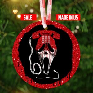 Ghost Face Scream Horror Movie Ornament