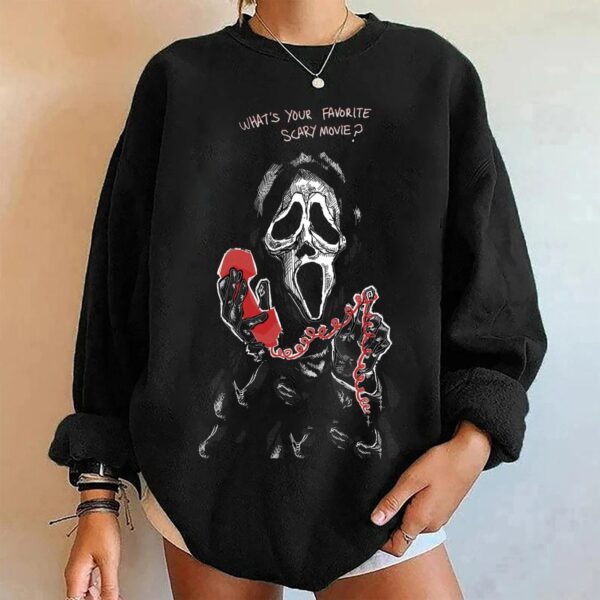 Ghostface What’s Your Favourite Scary Movie Sweatshirt