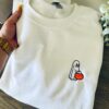 Embroidered Sweatshirt Drip Smiley Face