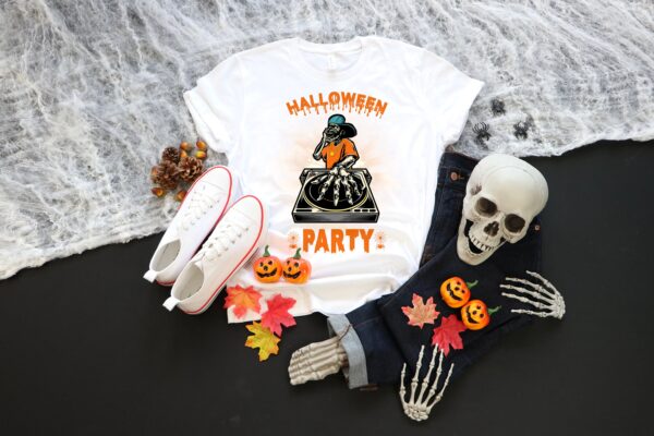 Halloween Party Shirt Skeleton