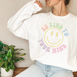 Happy Face Mental Health Sweatshirt