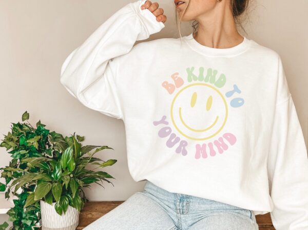 Happy Face Mental Health Sweatshirt