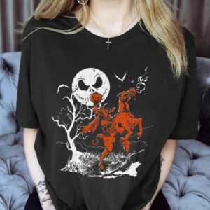 Headless Horseman With Jack Skellington Moon Shirt