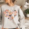 Ghost Flowers Halloween Sweatshirt