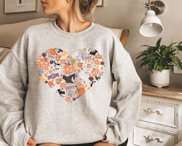 Heart Halloween Sweatshirt