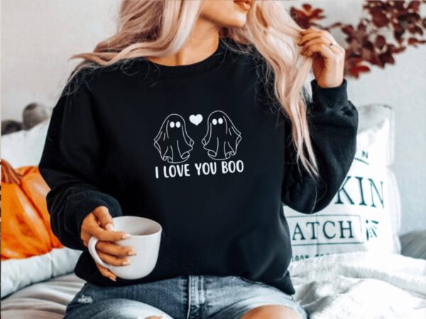 I Love You Boo Halloween Sweatshirt