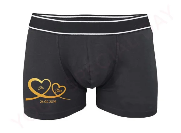 Anniversary Gift Personalized Boxers