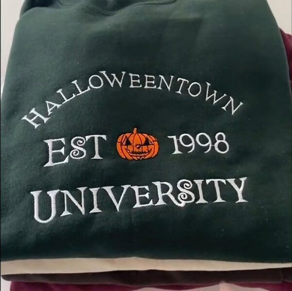 Est 1998 Embroidered Halloweentown University Sweatshirt