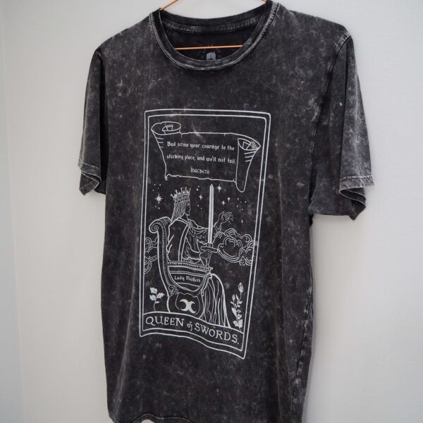 Queen Of Swords Tarot Card Shirt