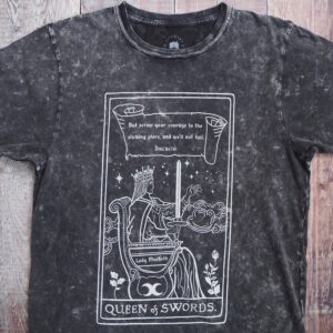 Queen of Swords Tarot Card Shirt