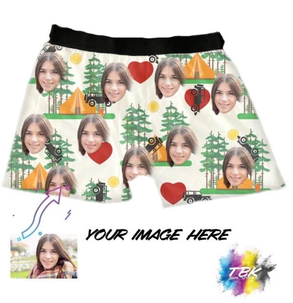 Cute Personalized Photo Boxers