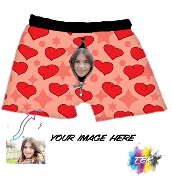 Cute Personalized Photo Boxers