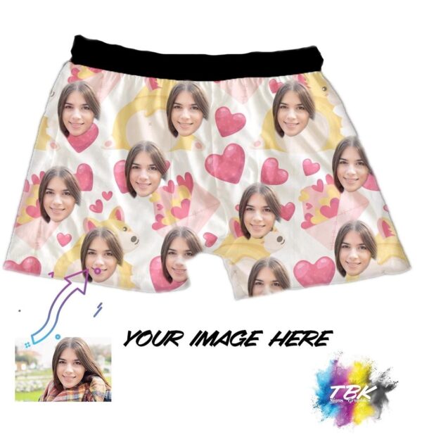 Cute Personalized Photo Boxers