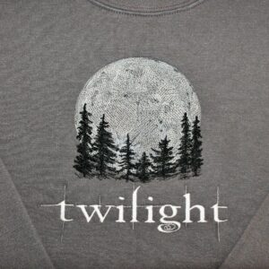 Embroidered Twilight Hoodie Sweatshirt