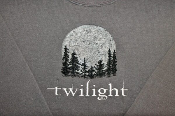 Embroidered Twilight Hoodie Sweatshirt