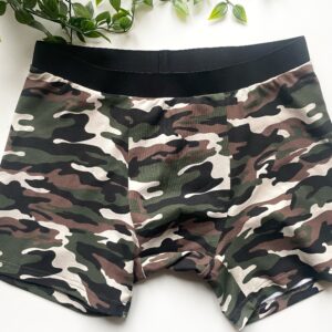 Military Print Matching Couple Boxers