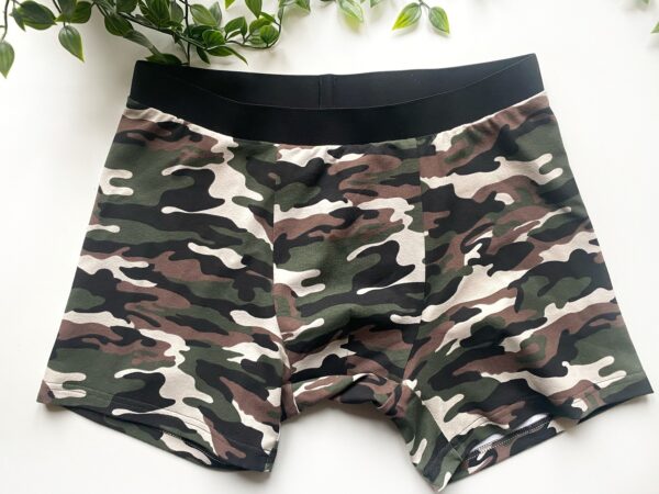 Military Print Matching Couple Boxers