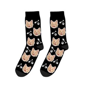 Cat Face Socks Gift For Cat Lover