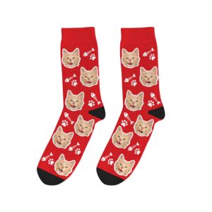 Cat Face Socks Gift For Cat Lover