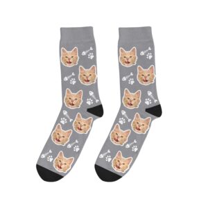 Cat Face Socks Gift For Cat Lover