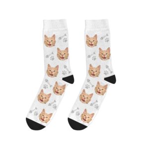 Cat Face Socks Gift For Cat Lover