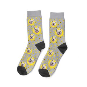 Sunflower Dog Socks Gift for Dog Lover