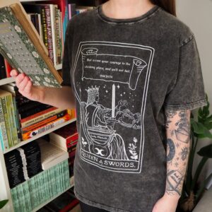 Queen of Swords Tarot Card Shirt