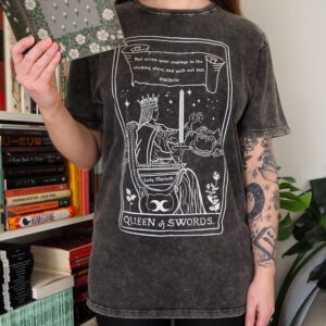 Queen of Swords Tarot Card Shirt