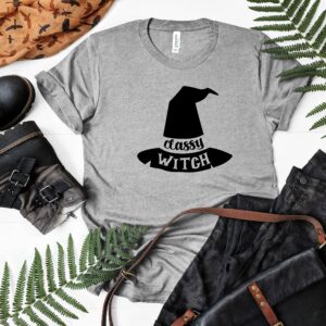 Classy Witch T-Shirt Halloween Shirt