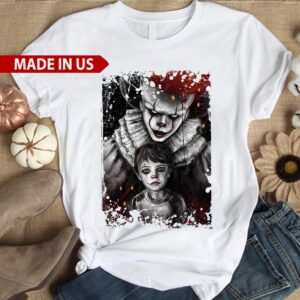 Pennywise IT Horror Movie Characters Shirt