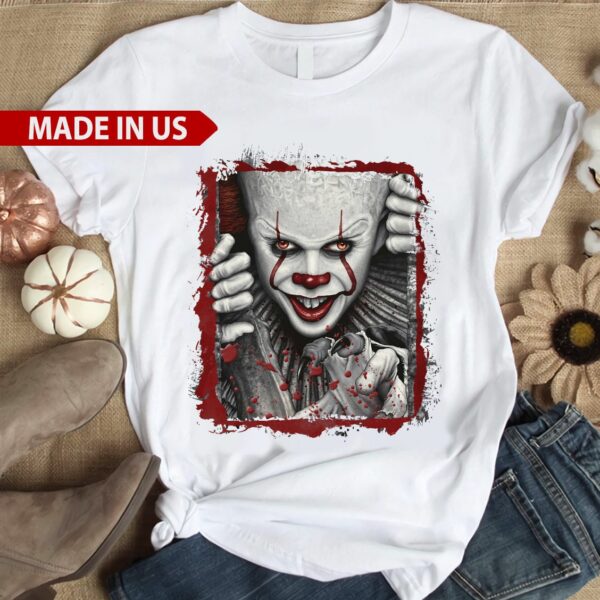 Pennywise IT Halloween Movie Characters Shirt