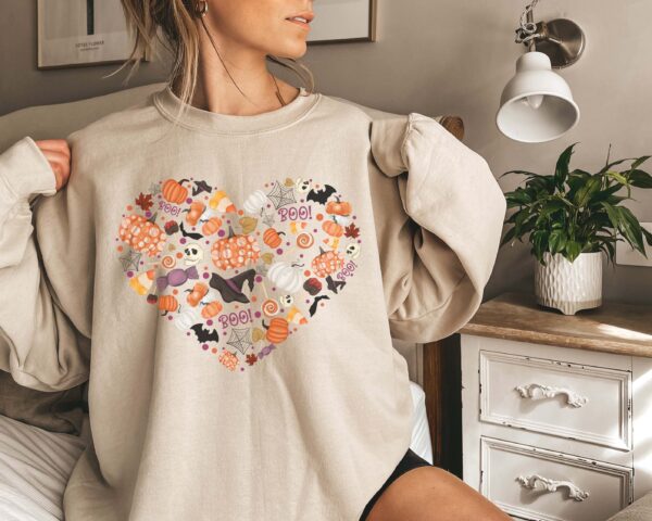 Heart Halloween Sweatshirt