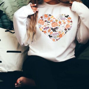 Heart Halloween Sweatshirt