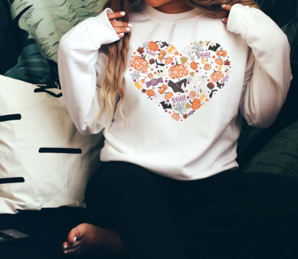 Heart Halloween Sweatshirt