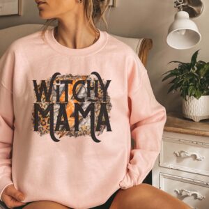 Witchy Mama Halloween Sweatshirt